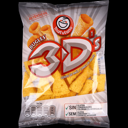 Snacks de Maíz 3 D'S Conos LAY'S 36g