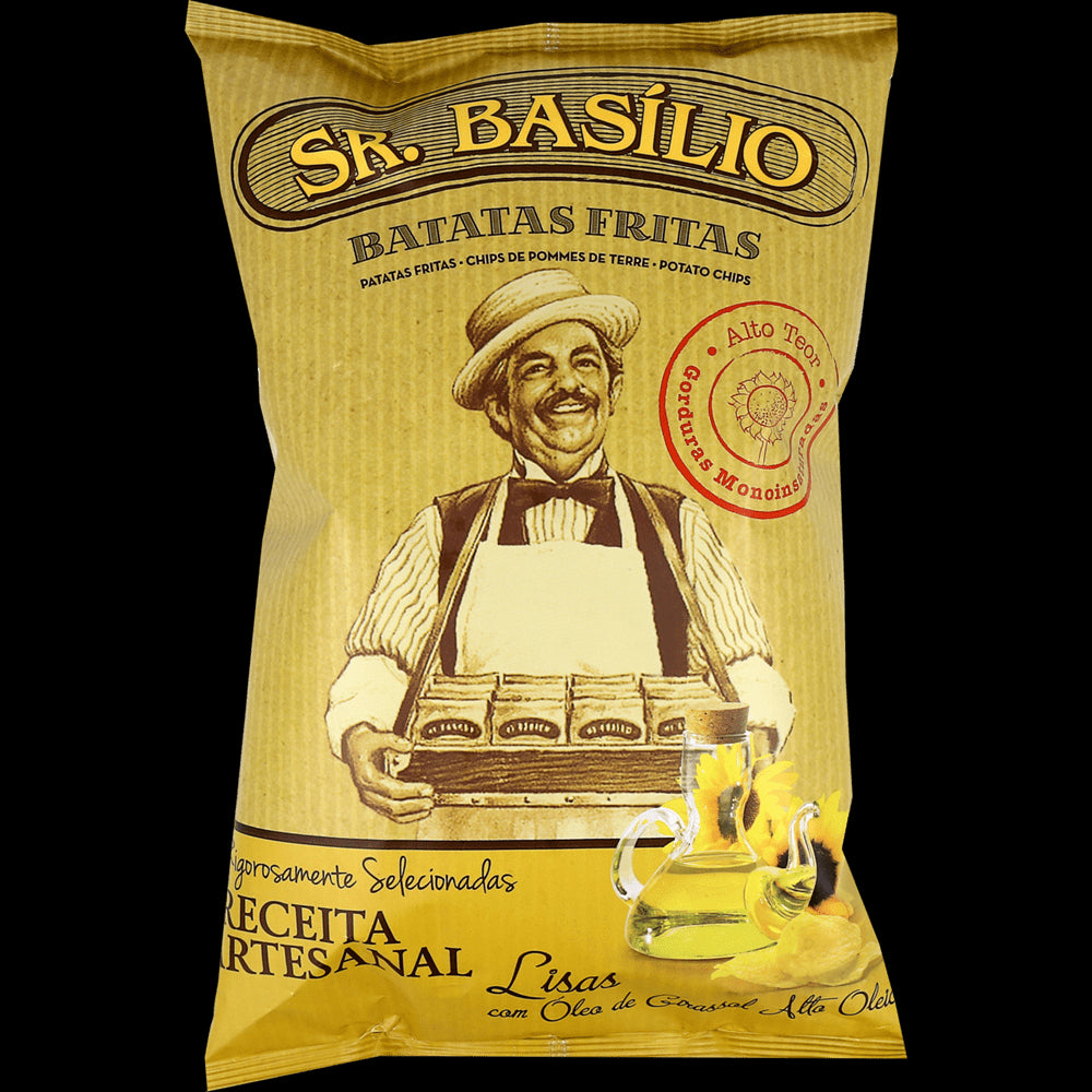 SR Handmade Potato Chips. BASIL 135g