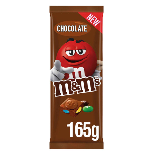 Tablete de Chocolate ao Leite M&amp;M's 165 gramas