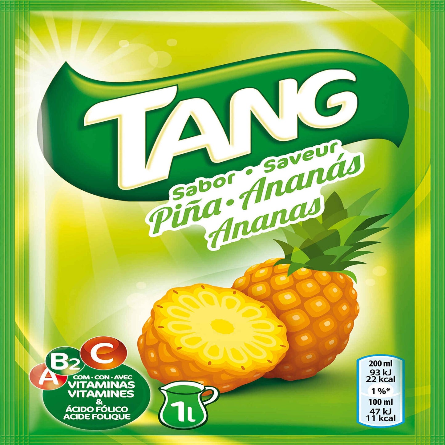 Refresco em Pó de Abacaxi Tang 30 gramas