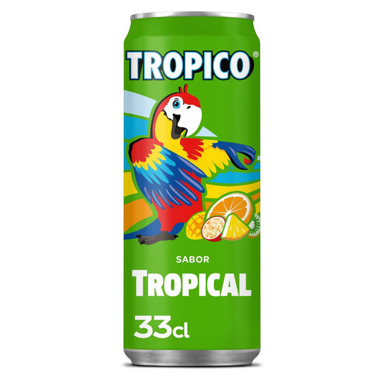 Refrigerante tropical sem gás Tropic 33cl 