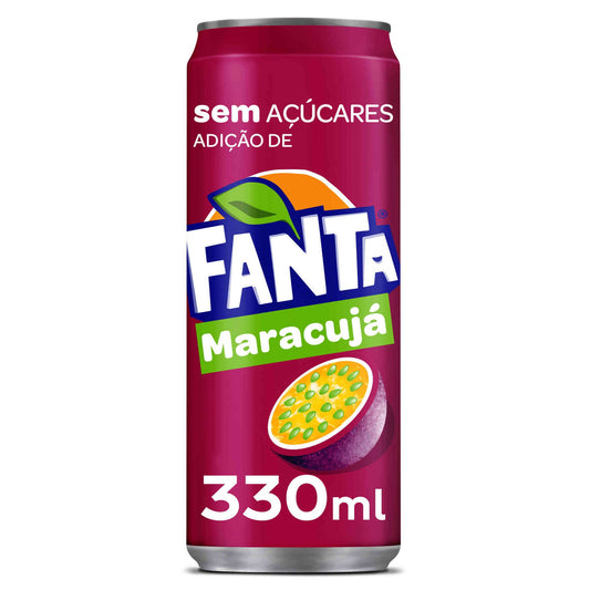 Fanta Maracujá Sem Açúcar 33cl Limitada 