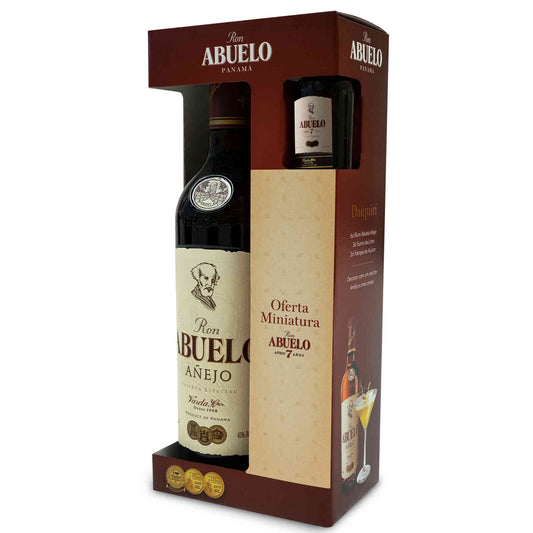 Rum Abuelo Añejo with Rum Abuelo offer 700ml