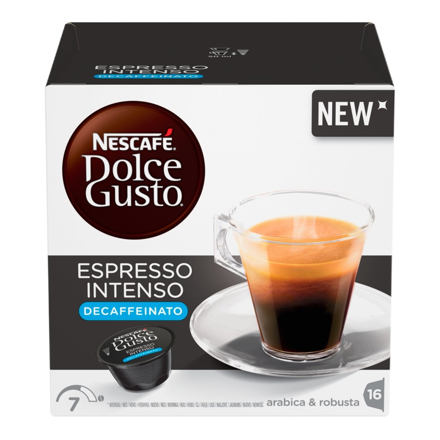 Nescafé Dolce Gusto Intense Espresso Decaffeinated Coffee