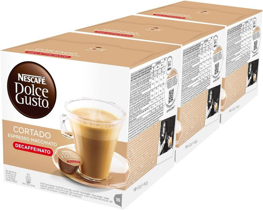 Nescafé Dolce Gusto Espresso Cortado Decaffeinato 3x16
