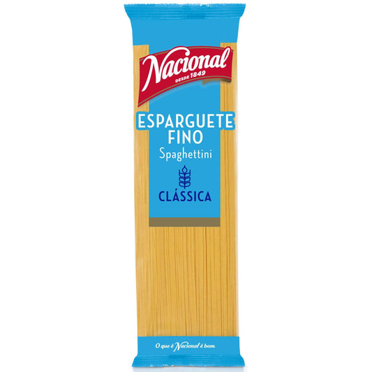 Massa Fina de Espaguete Nacional 500 gr