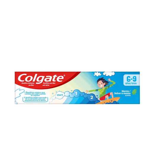 Pasta de dente infantil menta 6 a 9 anos Colgate 50 ml