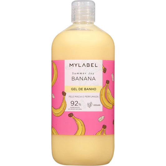 Gel de banho banana MyLabel 500 ml