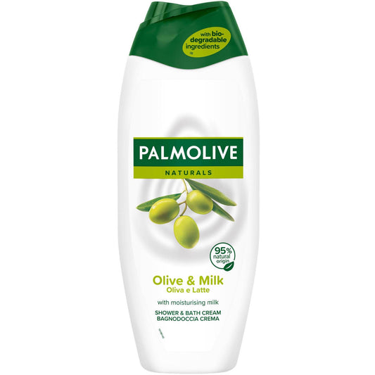 Naturals Gel de banho com azeitona e leite Palmolive 500 ml