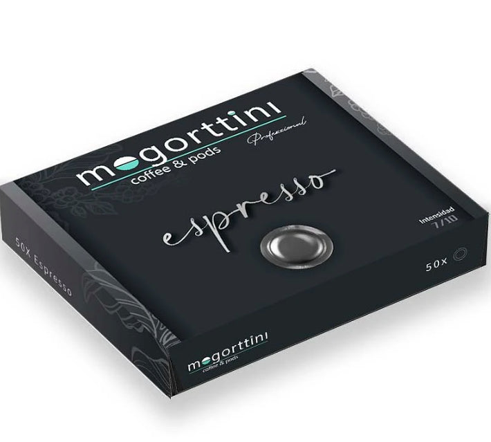 Espresso Mogorttini, compatível com Nespresso Professional 50 cápsulas. 