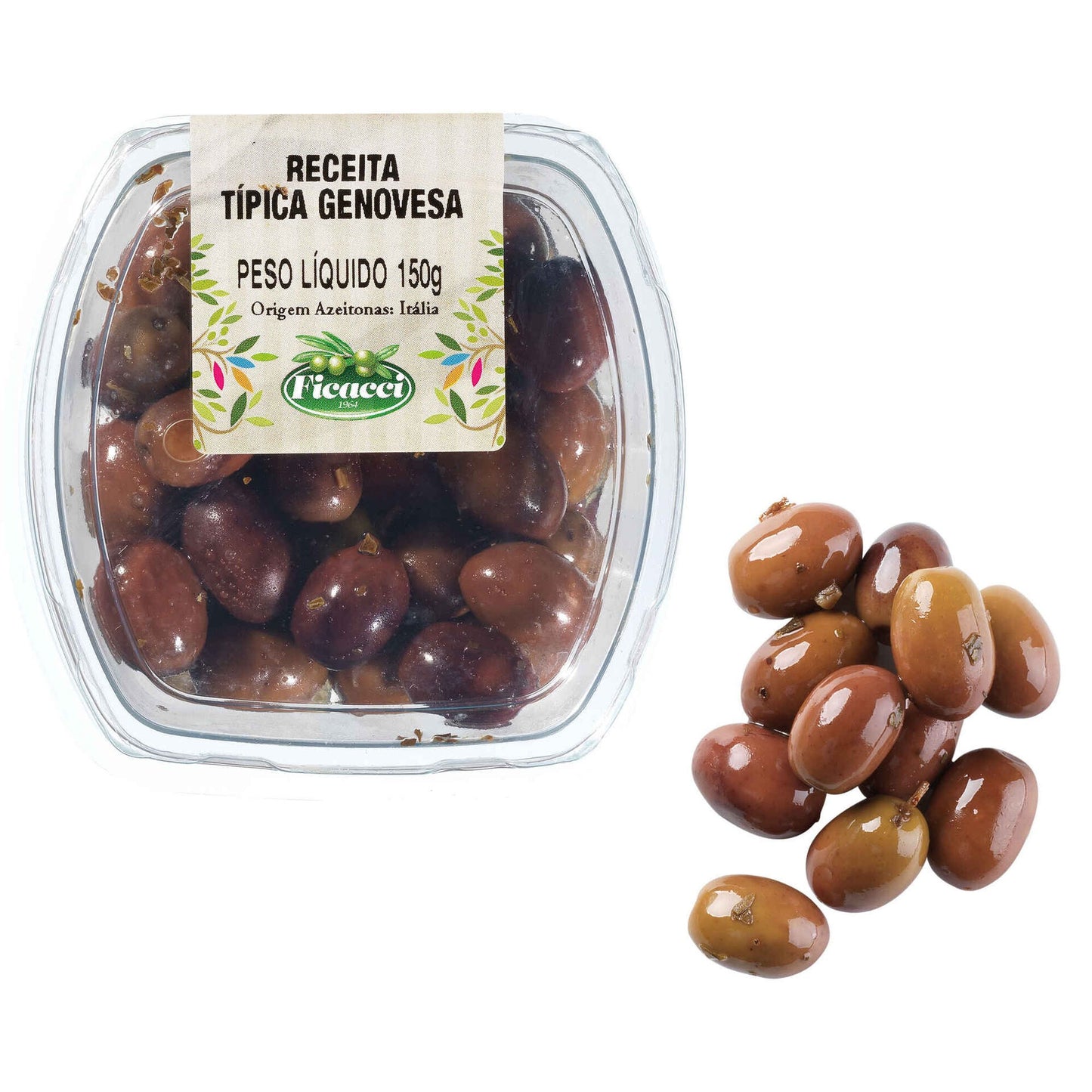 Genovese Olive Ficacci pack 150g