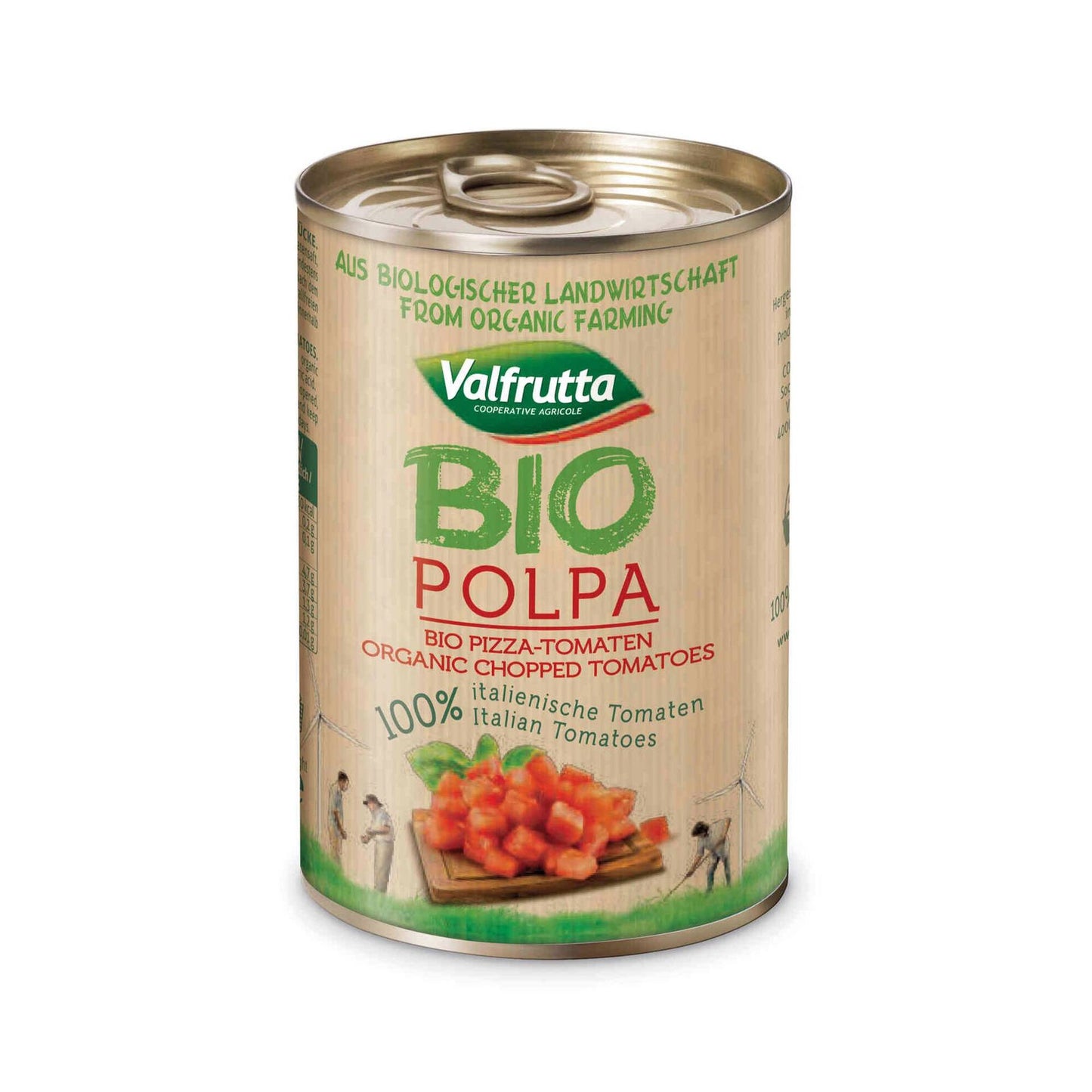 Diced Tomato Pulp Valfrutta 400 grams