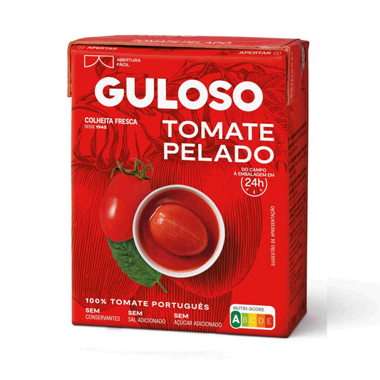 Tomates Enteros Pelados en Trozos 390 gramos