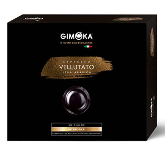 Espresso Vellutato – Gimoka 50 cápsulas para Nespresso Pro