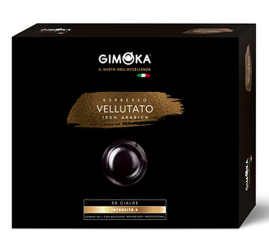 Espresso Vellutato – Gimoka 50 cápsulas para Nespresso Pro