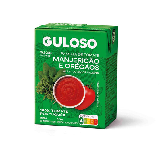 Passata de Tomate com Manjericão e Orégano 210 gramas