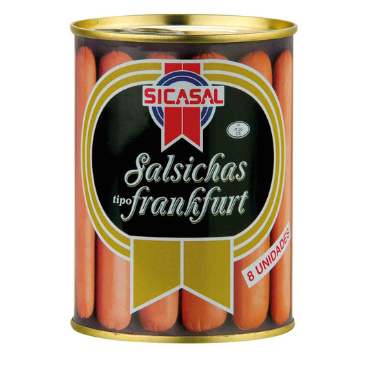 Salchichas Frankfurt Lata 8 unidades Sicasal 350g