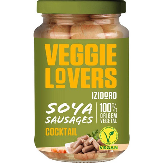 Vegan Soy Sausages Cocktail Jar Izidoro 320g