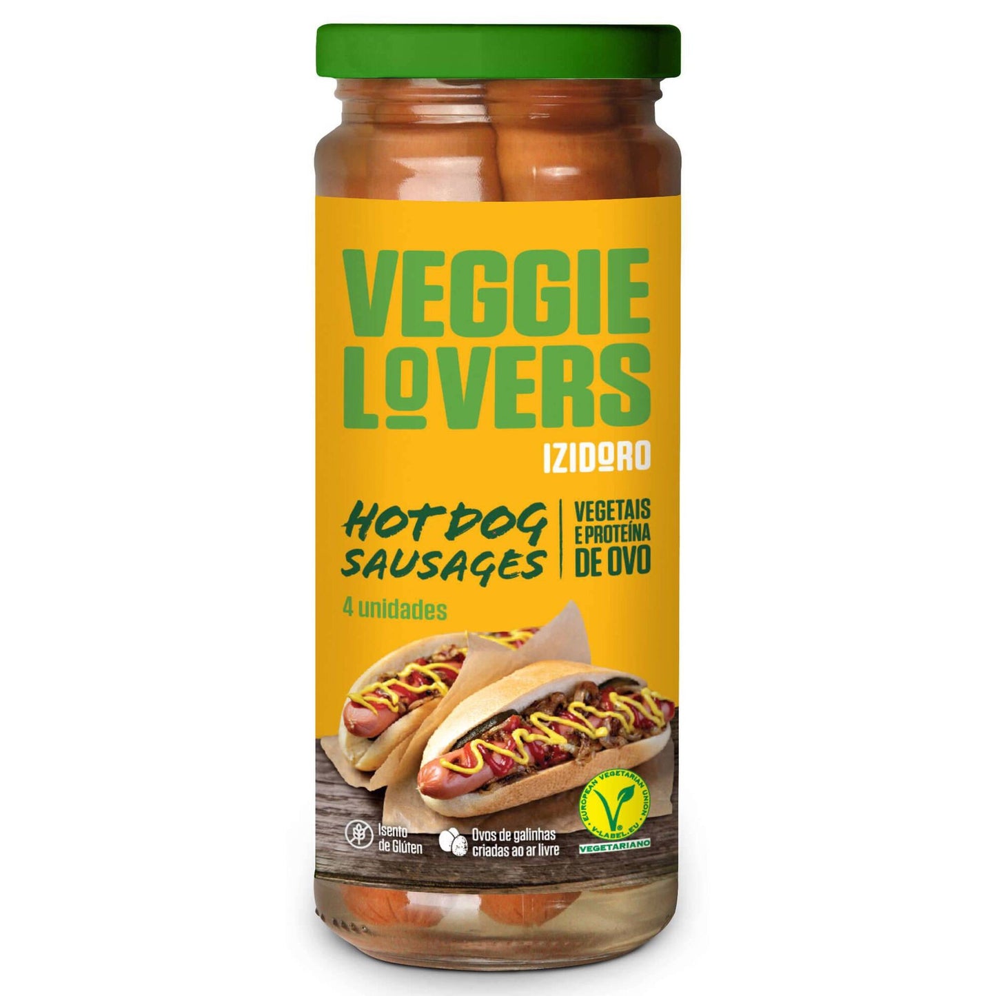 Salchichas Hot Dog Vegetarianas 4 unidades Izidoro
