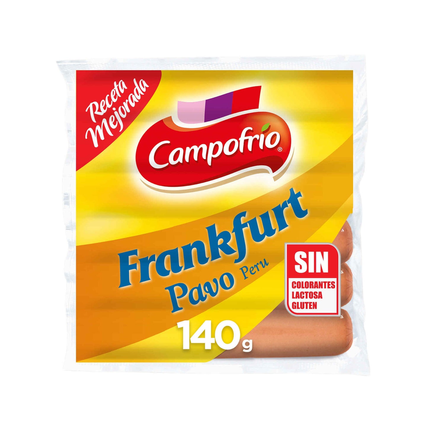 Salchicha de pavo Frankfurt 140g