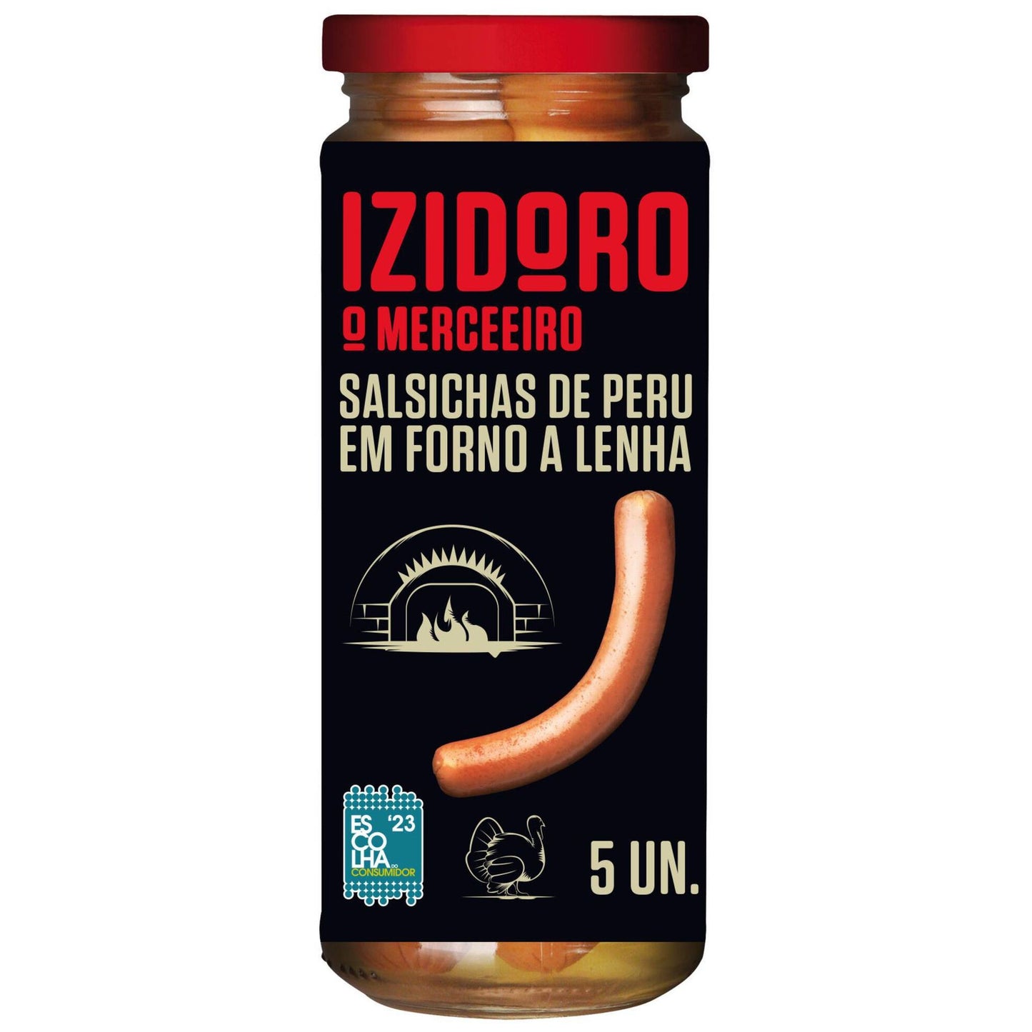 Wood Oven Pork Sausages 5 units Gluten free Izidoro 430g