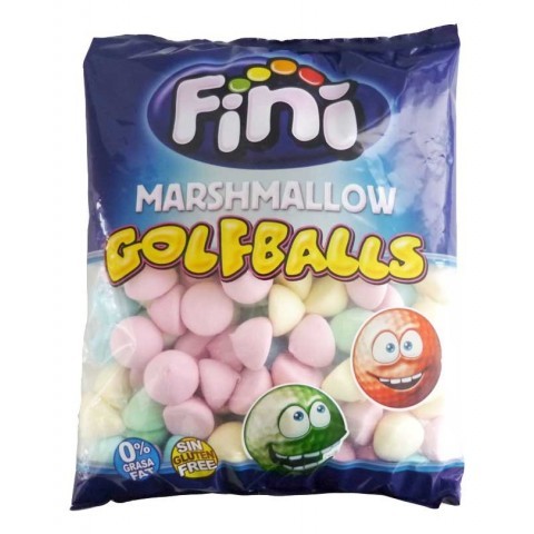 Golfballs Assorted marshmallow per 25