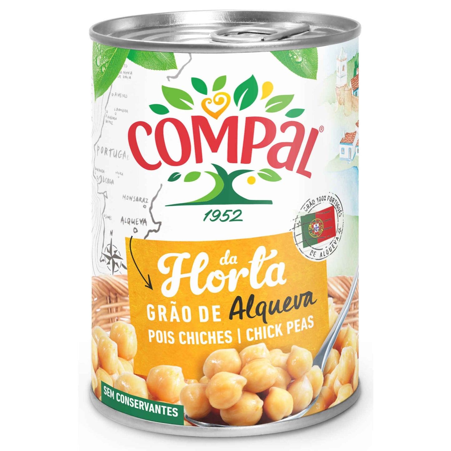 Garbanzos Compal Sin Gluten Cocidos 410g