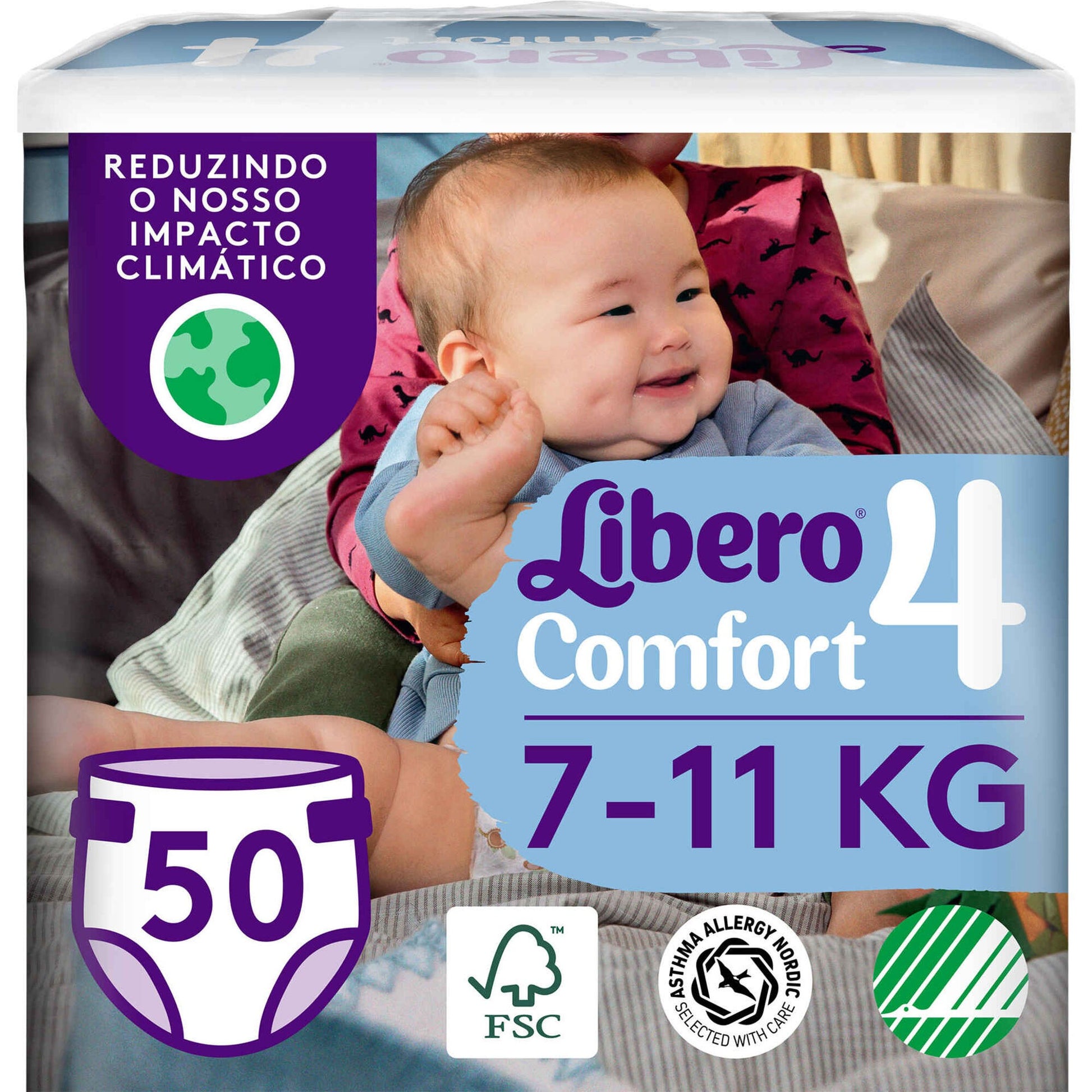 Libero Comfort ECO Diapers T4 (7–11 kg) Eco-Friendly Baby