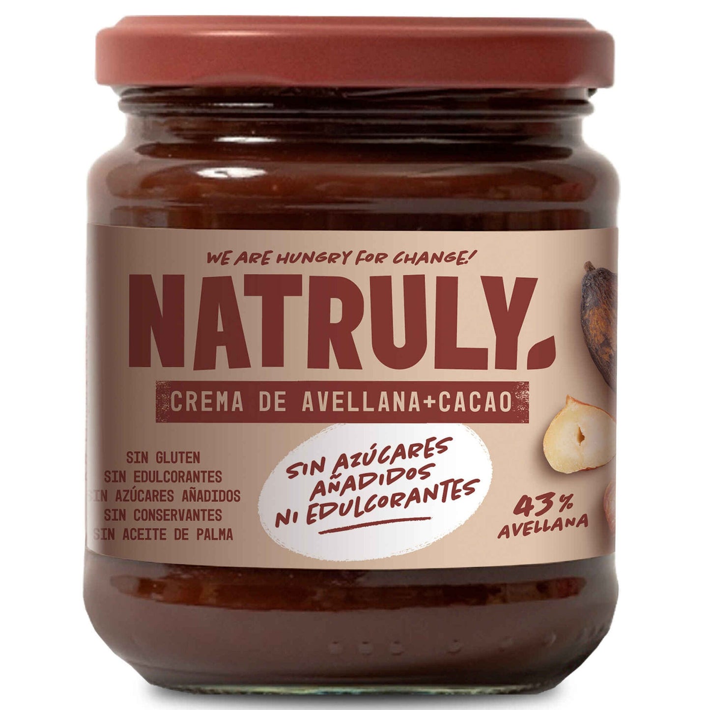 Crema de Avellanas y Cacao Natruly 285g