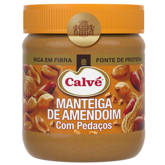 Mantequilla de maní con trozos Calvé 350 g