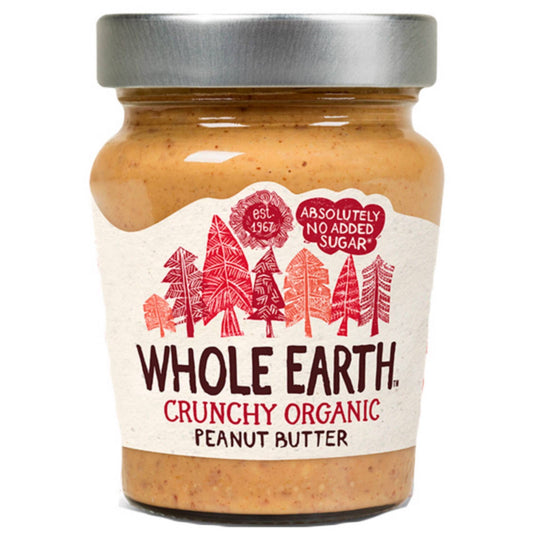 Manteiga de amendoim crocante Whole Earth 227 gramas
