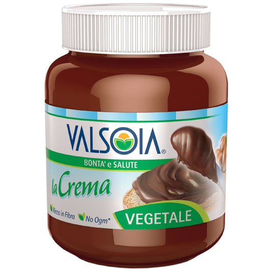 Soya Cocoa and Hazelnut Cream Valsoia 400g