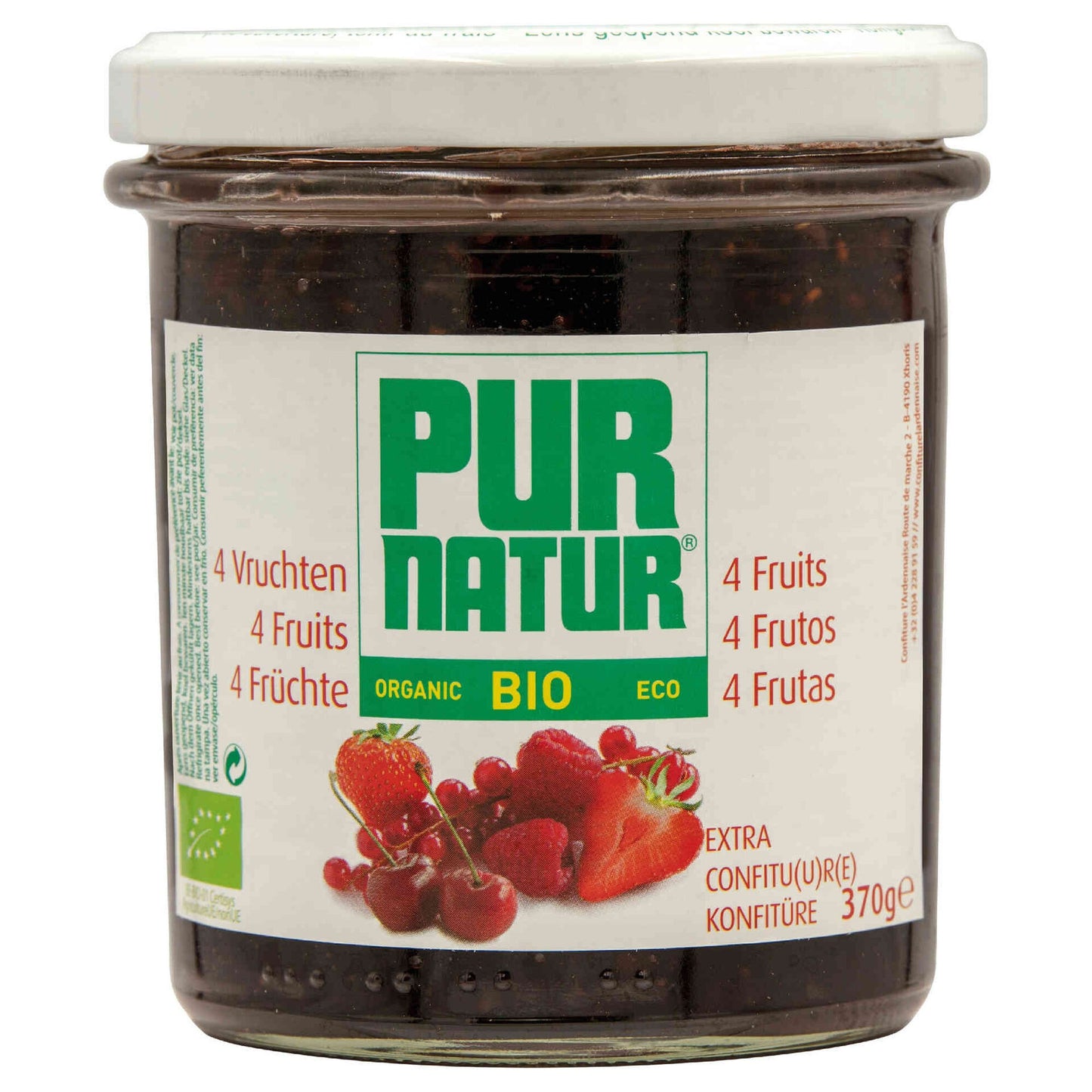 Compote 4 Red Fruits 370 grams