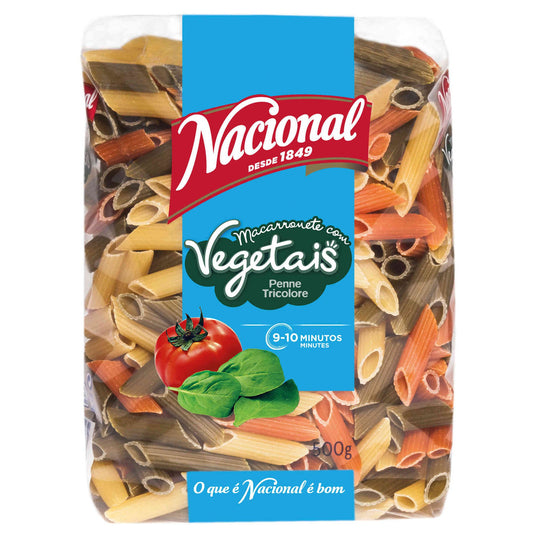 Pasta De Fideos Con Verduras Tricolor Nacional 500gr