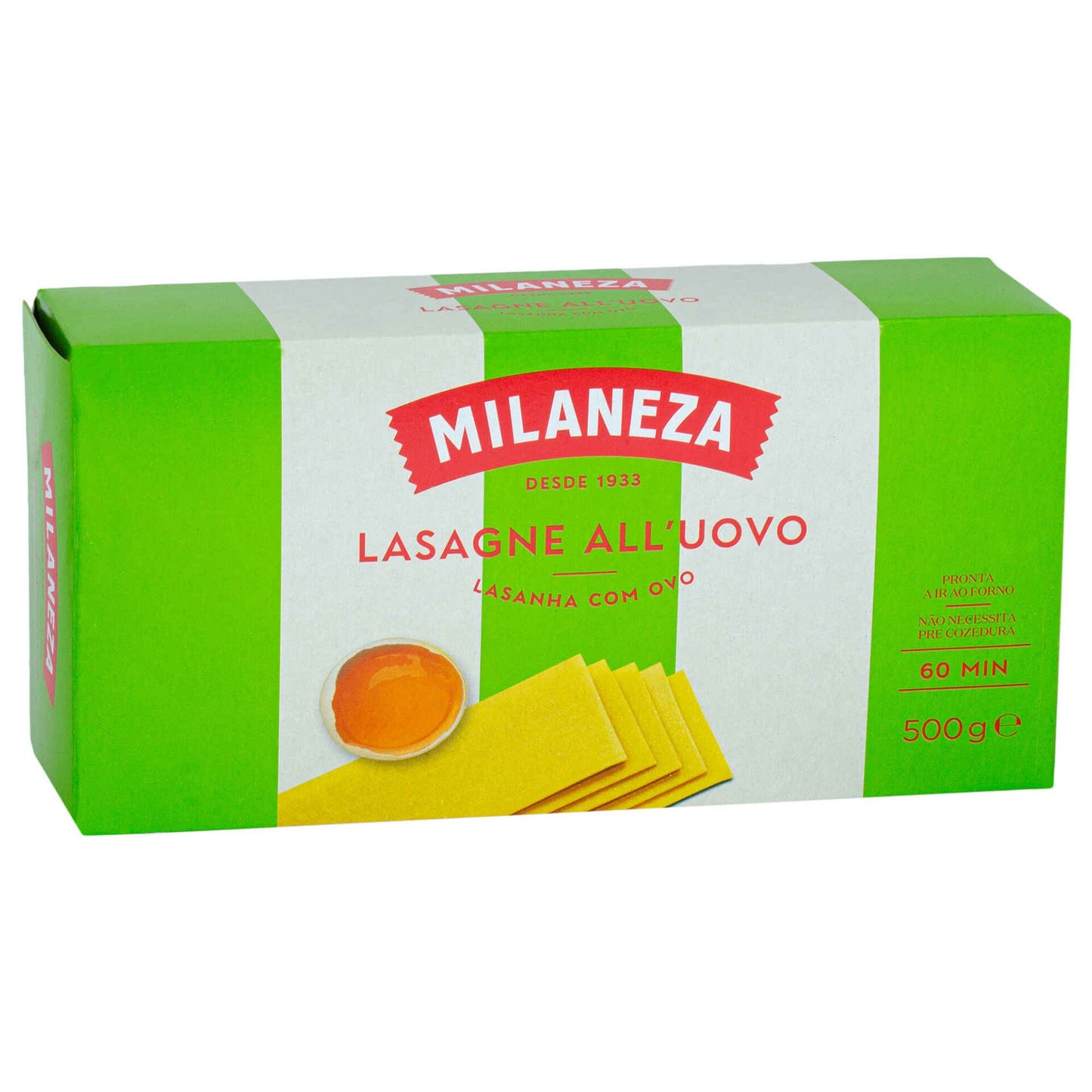 Pasta Lasaña con Huevo Milaneza 500g