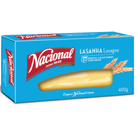 Lasaña Pasta Nacional 400 gramos