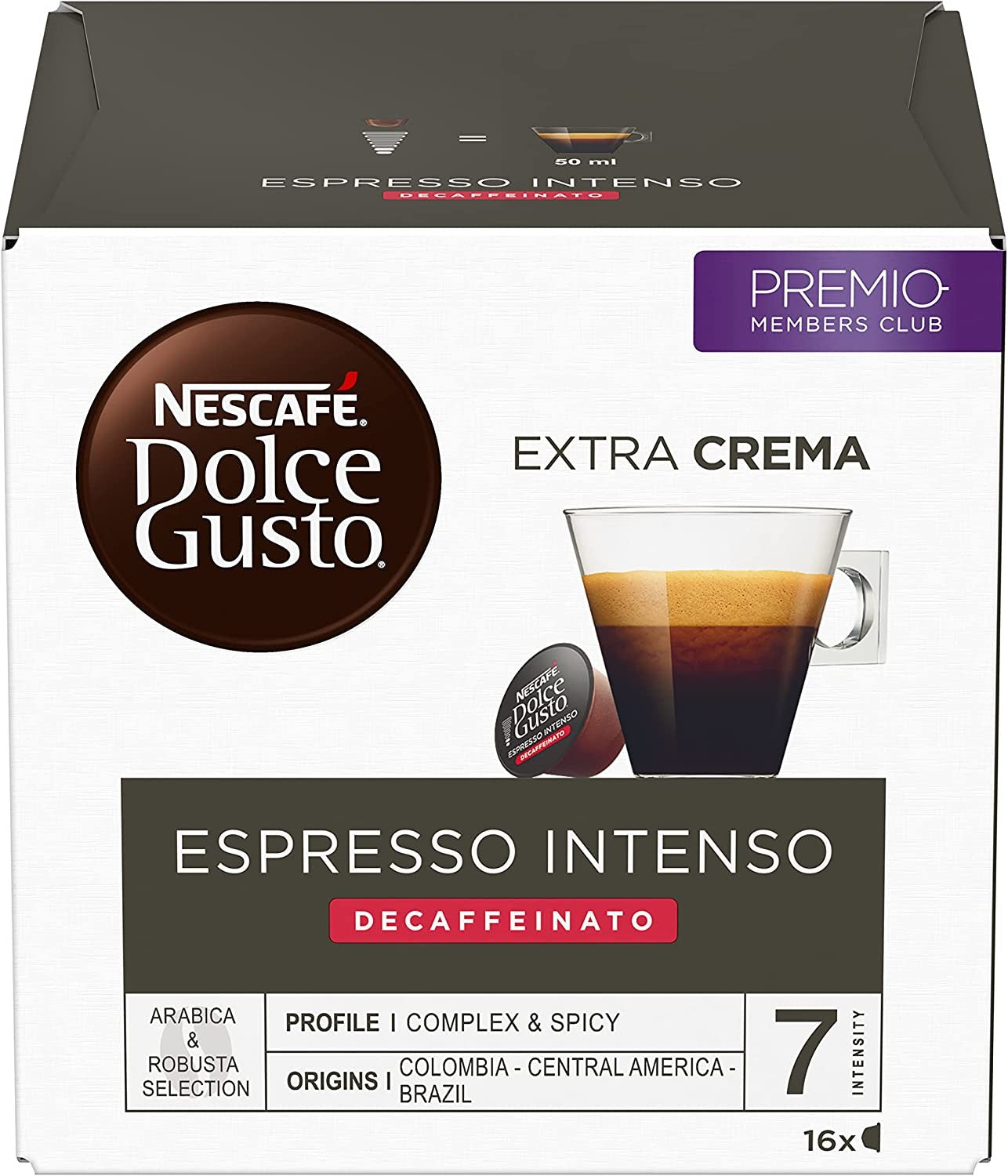Espresso Intenso Descafeinado Nescafé Dolce Gusto