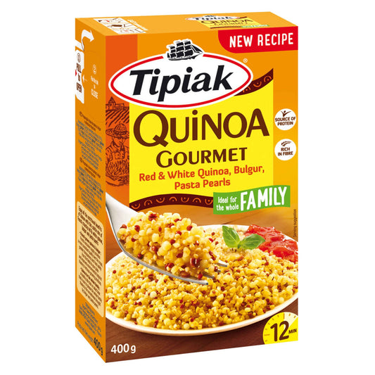 Gourmet Quinoa, Bulgur e Massa Tipiak 400 gramas