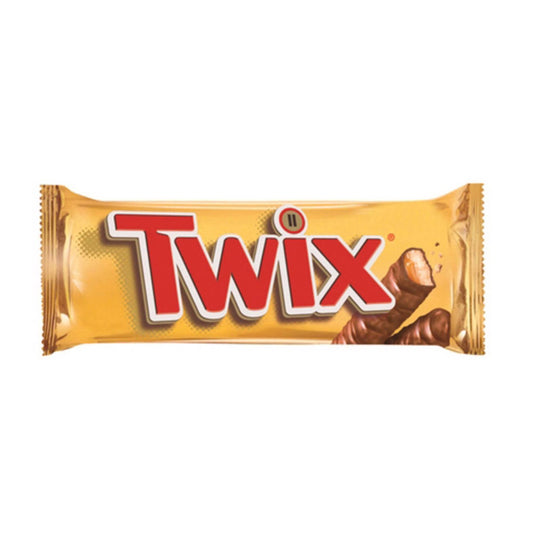 Snack de Chocolate com Biscoito e Caramelo Twix 50 gramas