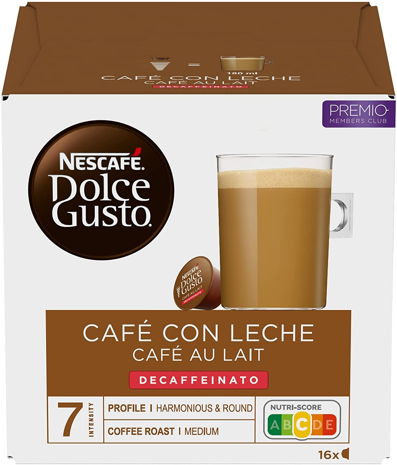 Nescafé Dolce Gusto Café Au Lait Decaffeinated