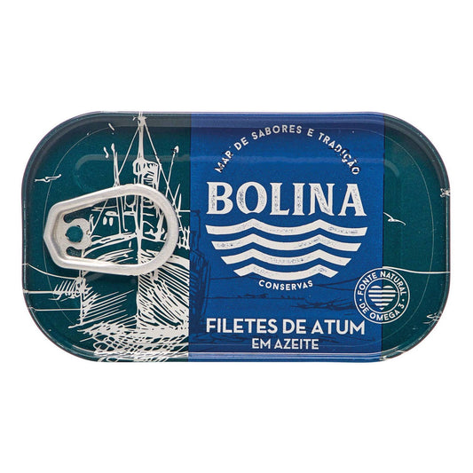 Filete de Atún en Aceite de Oliva Bolina 165 g