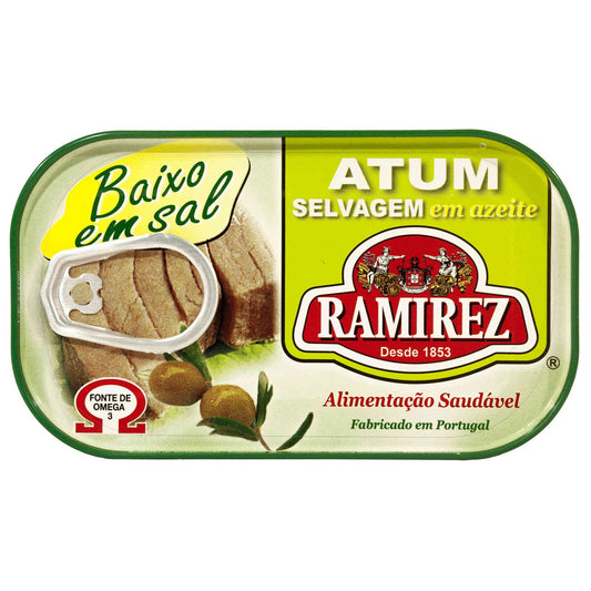 Tuna in Low Salt Olive Oil Ramirez 120g