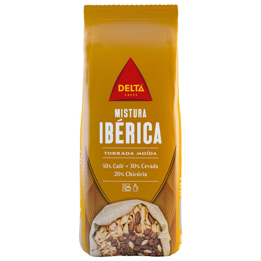 Bebida de Cereales de Cebada y Achicoria con Café Mezcla Ibérico Molido Tostado Delta 220 gr