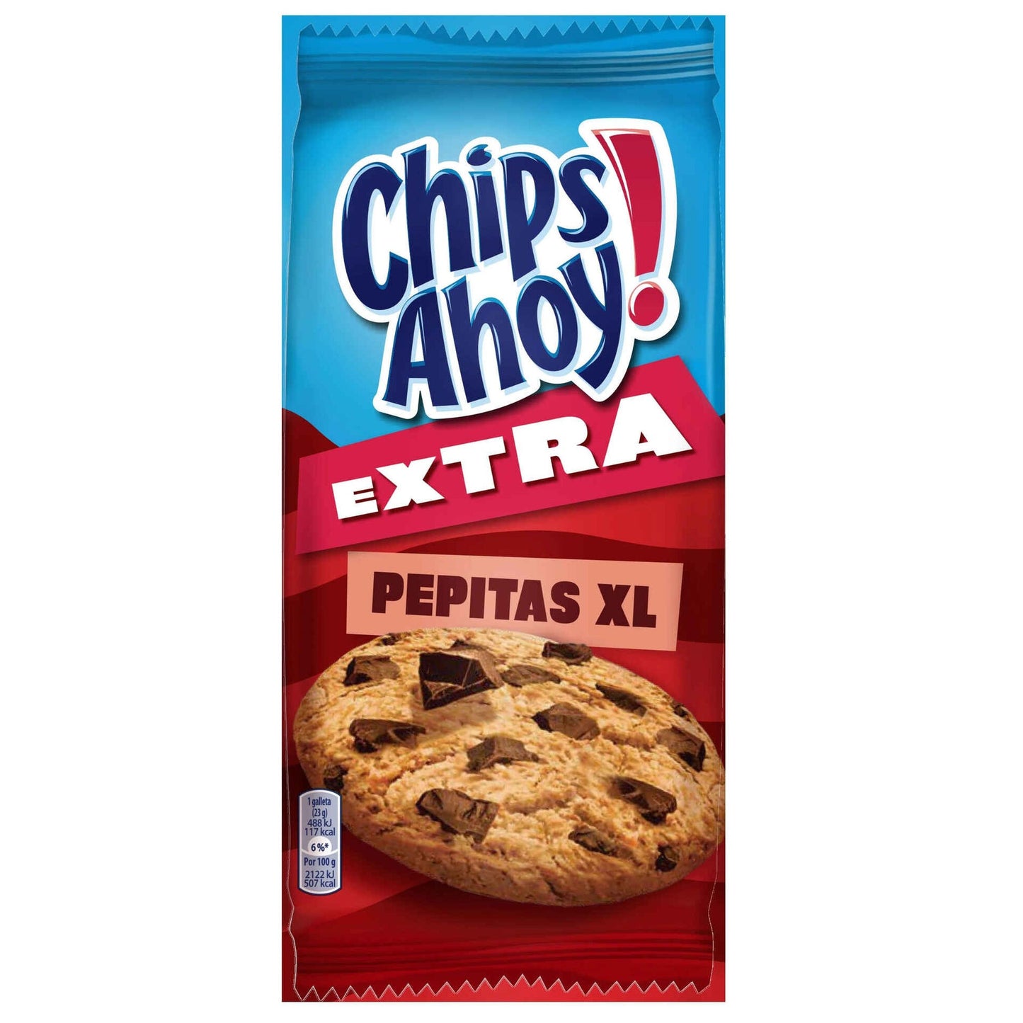 Biscoitos Extra XL Chips Ahoy 184 gramas
