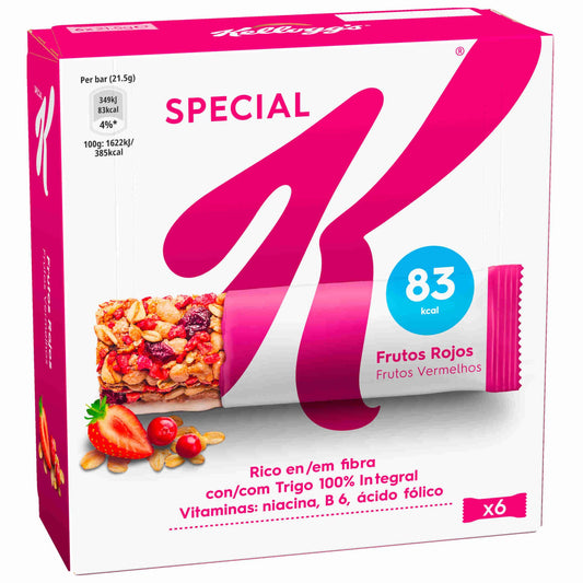 Barras de cereais de frutas vermelhas Special K Kellogg's