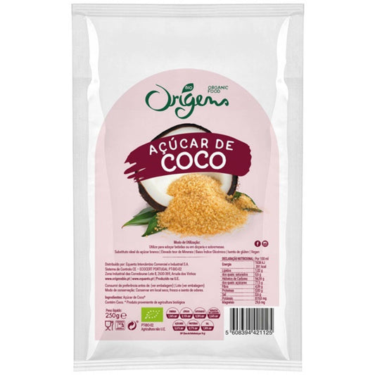 Coconut Sugar Bio Origens 250 grams
