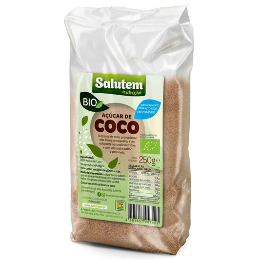 Açúcar de Coco Salutem emb. 250 gramas