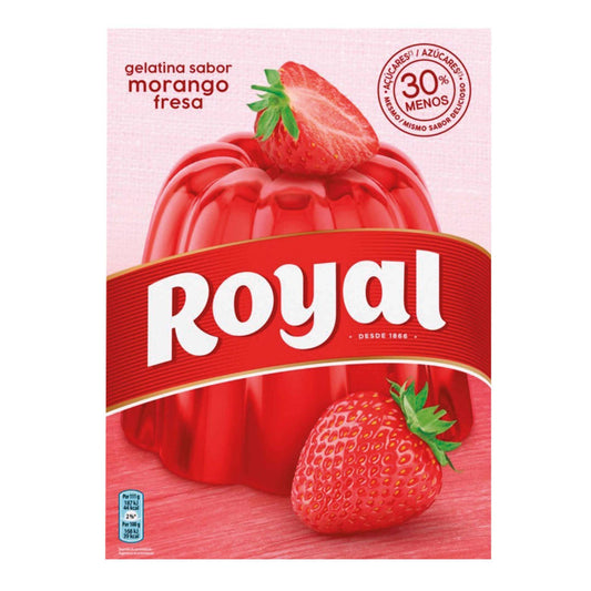 Strawberry Jelly Gelatin Powder Royal  114g