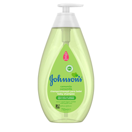 Shampoo suave de camomila para bebês Johnson's Baby 750 ml