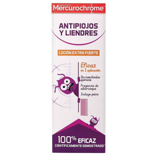Loción antipiojos y liendres Mercurochrome 100 ml
